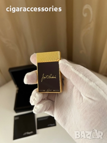S.T. Dupont Ligne 2 Padron – запалка с два пламъка, снимка 3 - Запалки - 52636400