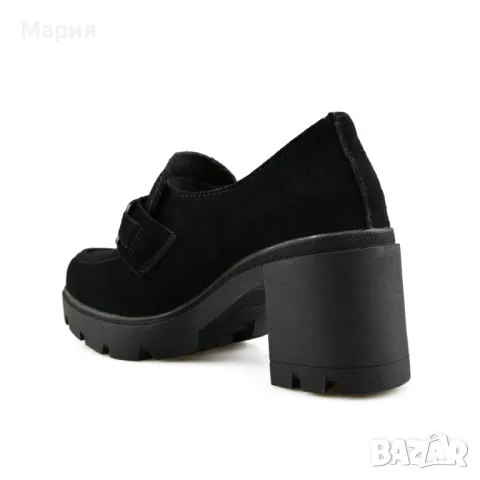 Дамски обувки - естествен набук, снимка 3 - Дамски ежедневни обувки - 47576643