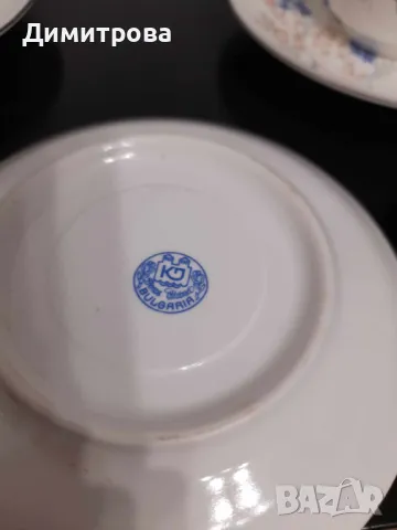 Ретро сервиз за кафе от костен порцелан, снимка 6 - Други ценни предмети - 49457915