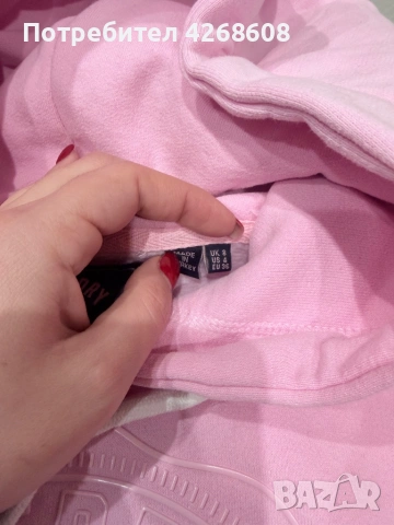 Розов суичър, снимка 3 - Суичъри - 53595397