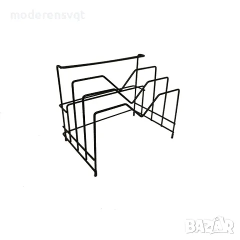 Кухненски органайзер поставка за капаци и дъски с 4 отделения, снимка 6 - Аксесоари за кухня - 50082375