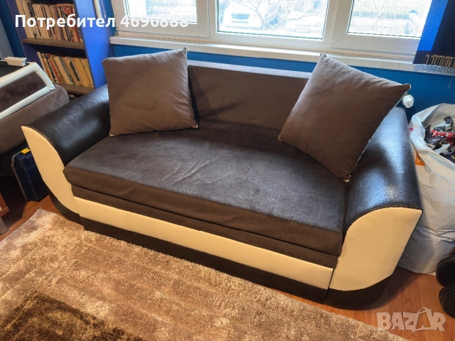 Сгъваем диван, снимка 2 - Дивани и мека мебел - 52885050