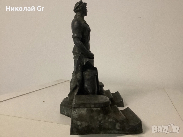 Мастилница времената на социализма отлично състояние  метална сплав, снимка 10 - Колекции - 52351135