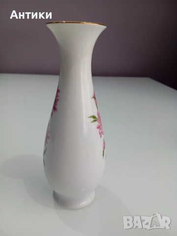 Стара порцеланова ваза , снимка 5 - Вази - 52661654