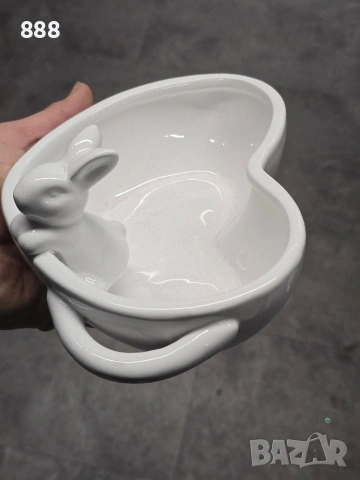 бурканчета подноси и купи с великденски зайчета , снимка 4 - Други - 53162863