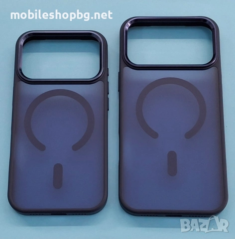 iPhone 17 Pro /17 Pro Max кръб MagSafe тъмно син мат, снимка 4 - Калъфи, кейсове - 53086048