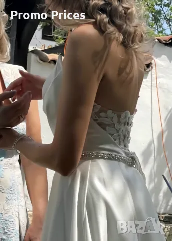 Булченска рокля за сватба Кайли , снимка 5 - Рокли - 50429255