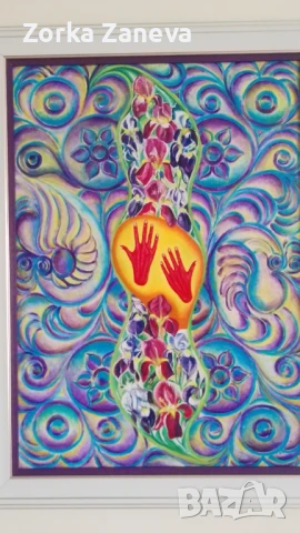 Картина,70см,50 см,в рамка., снимка 4 - Картини - 50816928