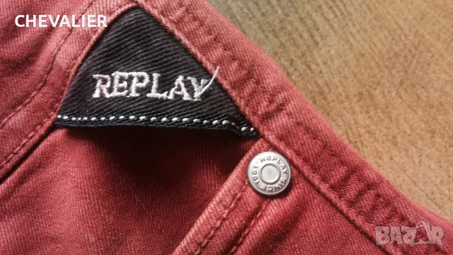 REPLAY M914Y.000.8366197 HYPERFLEX SLIM FIT JEANS размер 31/34 еластични дънки 15-65, снимка 10 - Дънки - 48406039