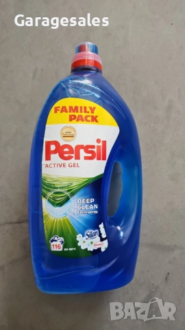 Течен препарат за пране Persil Deep Clean Active Gel, 116 пранета 5, 8 L