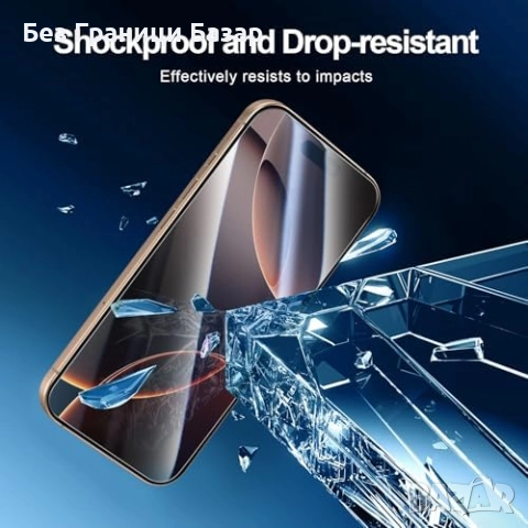 Нов Стъклен протектор 3 броя комплект за iPhone 17/16 Pro 6.3" ултра устойчив Защита Айфон, снимка 6 - Стъкла за телефони - 52483275
