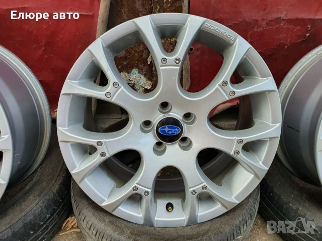 Джанти Субару 5x100x7,5J17ет45, снимка 3 - Гуми и джанти - 50993610