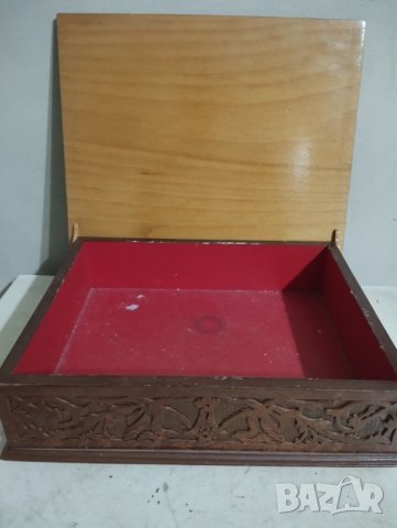 дървена кутия с ажурна декорация, снимка 5 - Антикварни и старинни предмети - 44261417