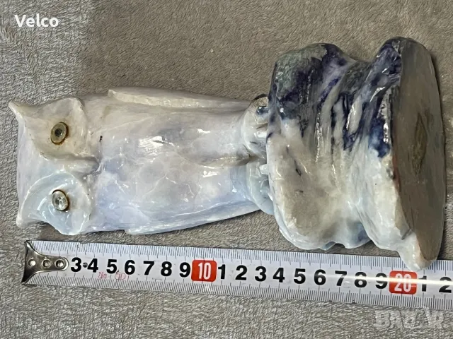 сова от алабастър , снимка 3 - Антикварни и старинни предмети - 49968561