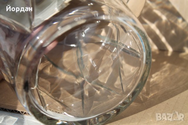 Кристална ваза с метален посребрен обков , снимка 8 - Вази - 35831546