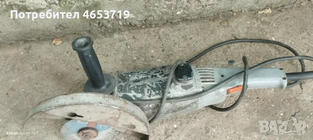 Български мощен углошлайф WSBA 1900W  здрава и надеждна машина
