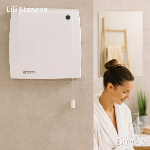Вентилаторна печка за баня Termomax, 2000W., снимка 4 - Отоплителни печки - 52389243