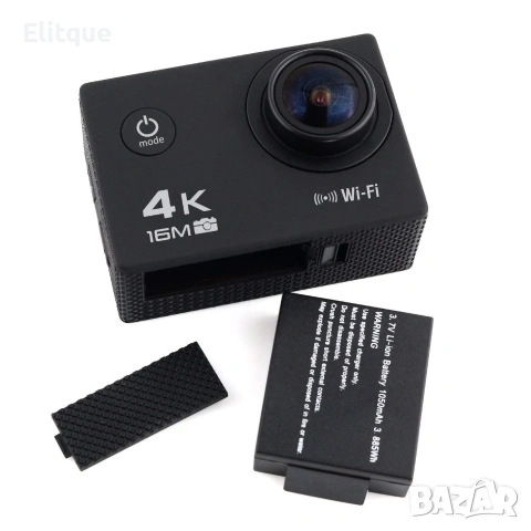 Екшън камера 4K HD WI-FI, снимка 4 - Камери - 53102465