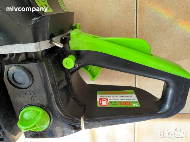 БЕНЗИНОВА РЕЗАЧКА 'TAHLMAYER ЗА ДЪРВА 68 куб. 4.5KW 40см ШИНА, снимка 5 - Градинска техника - 53769830