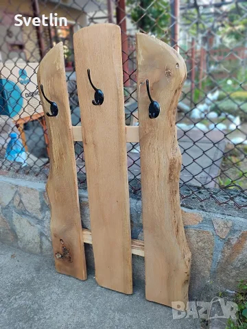 дървена закачалка , снимка 3 - Закачалки - 56051213