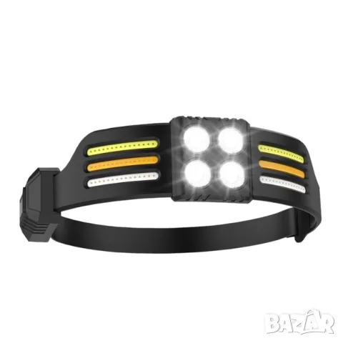 LED челник със сензор 210 градуса и кабел за зареждане