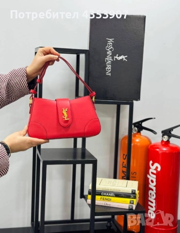  Дамски чанти Saint Laurent, снимка 3 - Чанти - 53702338