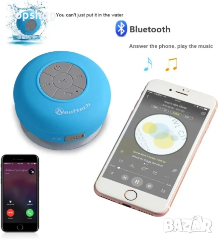 НОВА мини водоустойчива блутут колонка Neuftech, снимка 6 - Bluetooth тонколони - 50493211
