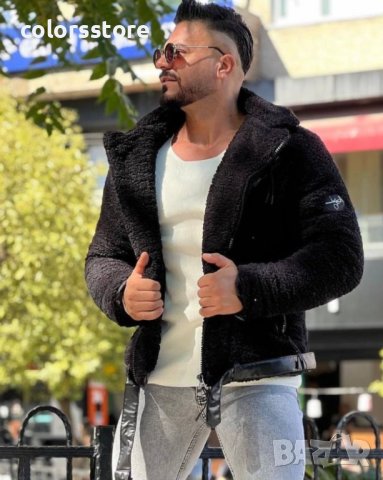 МЪЖКО МЕКО ЯКЕ BLACK код P-Y20, снимка 2 - Якета - 42310762