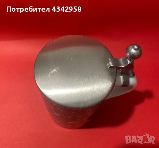 Vintage.Немска бирена чаша., снимка 4 - Антикварни и старинни предмети - 52895564