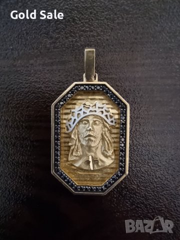 Златен медальон , снимка 2 - Колиета, медальони, синджири - 39048008