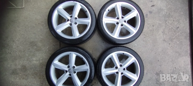 джанти s line 18 цола за audi a4 a5 a6 ЕТ29 С Гуми 245 40 original , снимка 4 - Аксесоари и консумативи - 50726868