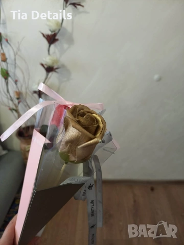 Ръчно изработени цветя от сапун, снимка 12 - Декорация за дома - 53202444