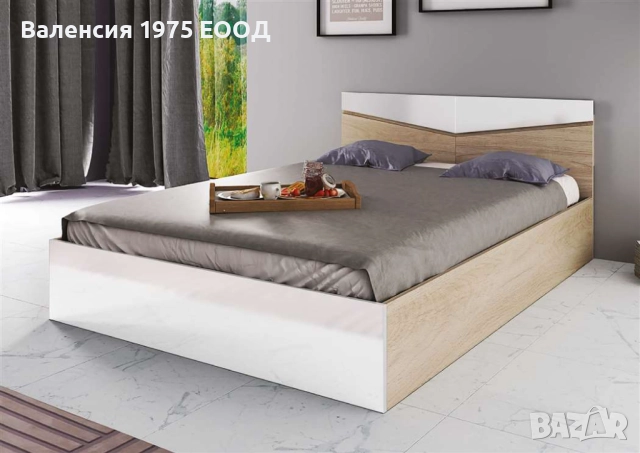 Спалня Сити 2008 сонома, орех или комбинация бяло/ арвен, снимка 3 - Спални и легла - 18797233