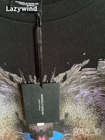 Оригинален мъжки суичър MARCELO BURLON, снимка 5 - Суичъри - 40994942