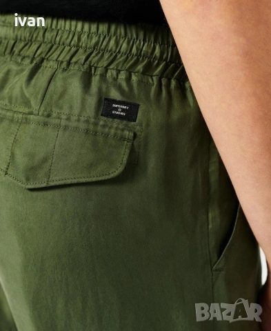 намаление Superdry дамско долнище CUPRO WOVEN JOGGERS Размер M-S , UK 10 EU 38, снимка 6 - Спортни дрехи, екипи - 53288254