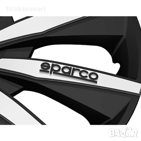 Тасове за джанти 16'' Sparco MILANO / SPC1683BKSV, снимка 2 - Аксесоари и консумативи - 50463798