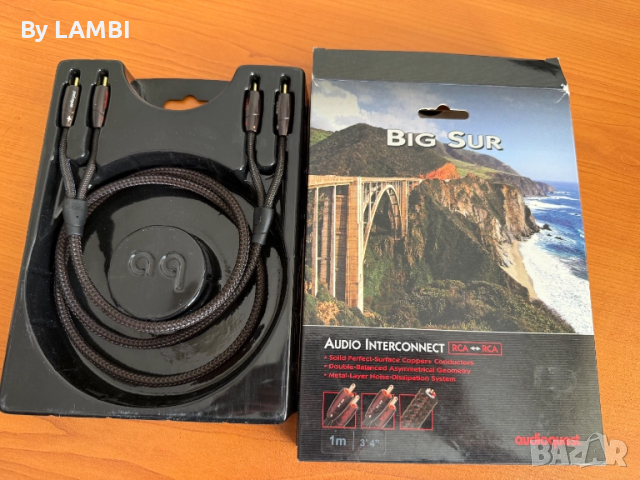 Hi fi Audioquest Big Sur Rca-Rca 1m.