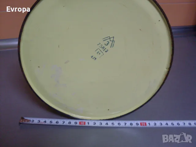 Стар класически емайлиран чайник- 3литра., снимка 7 - Съдове за готвене - 46451987