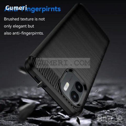 Xiaomi Redmi A1 - Силиконов Гръб - Карбон, снимка 4 - Калъфи, кейсове - 38806057