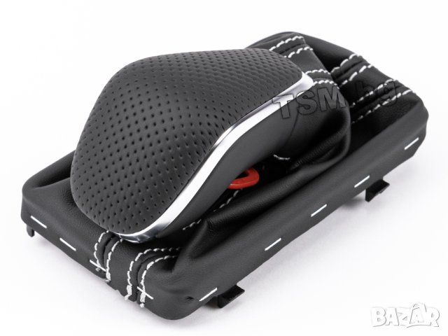 КОЖЕНА ТОПКА СКОРОСТЕН ЛОСТ МАНШОН за AUDI FACELIFT A6 S6 RS6 C7 A7 S7 RS7 4G АУДИ АВТОМАТИК S-Line, снимка 10 - Аксесоари и консумативи - 41744172