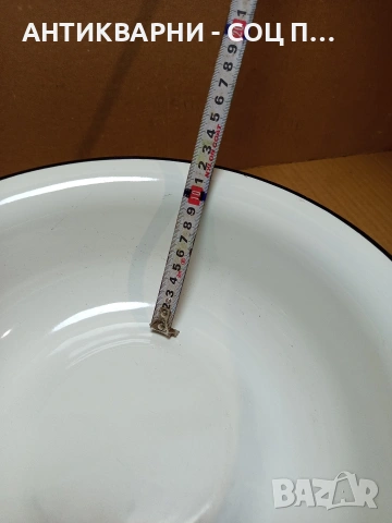 Соц Стара Емайлирана Руска Купа Легенче. НОМЕР 723., снимка 7 - Антикварни и старинни предмети - 53528259