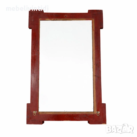 Стилно декоративно огледало с масивна дървена рамка, снимка 4 - Огледала - 53559051