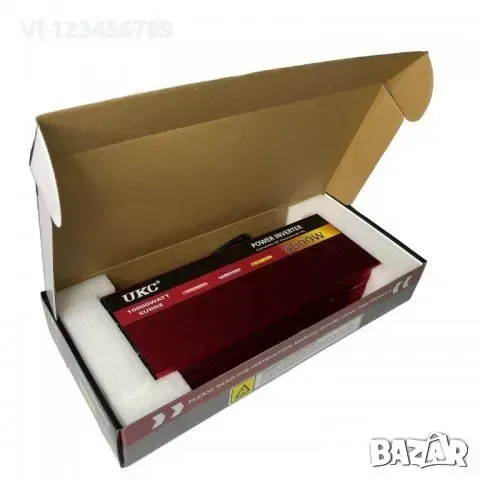 Висококачeствен мощен инвертор за автомобил UKC 12V-220V, 5000W, снимка 3 - Аксесоари и консумативи - 49702488