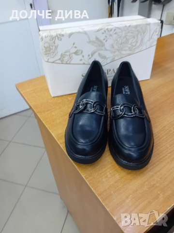 Дам.обувки 5575 черни , снимка 4 - Дамски ежедневни обувки - 51640839