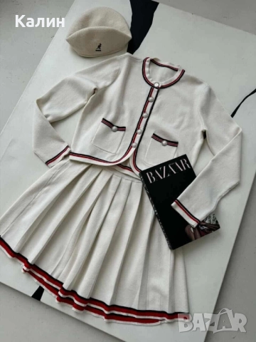 Дамски комплекти плетиво Chanel - два цвята - 79 лв., снимка 5 - Комплекти - 52224853