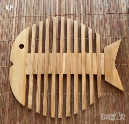 Бамбукова поставка - риба от соца , снимка 1 - Други стоки за дома - 41699598