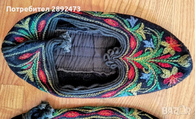 Ръчно плетени вълнени терлици, снимка 8 - Други - 40376954