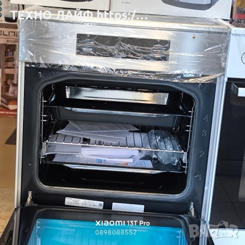 Готварска печка с индукционни котлони GORENJE GEIT6C60XPG, 71 л., снимка 6 - Печки, фурни - 51596016