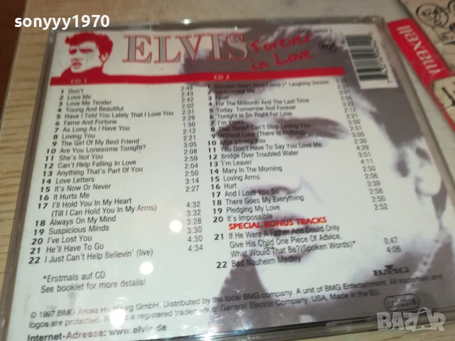 ELVIS X2 CD 2107251716, снимка 4 - CD дискове - 51094639