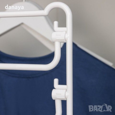 3673 Закачалка за поли и панталони на 3 нива, снимка 4 - Органайзери - 40491105